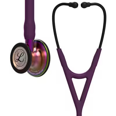 Cardiology IV Plum w/Rainbow Violet Stem Stethoscope - Littmann 6205