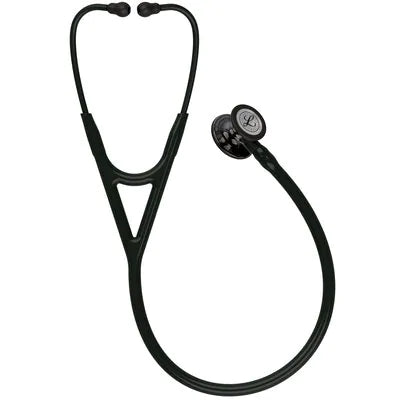 Cardiology IV Black w/polish smoke Black Stem Stethoscope-  Littmann 6232