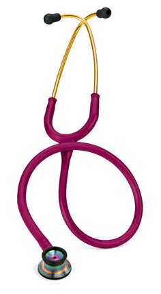 Classic II Infant 28” Raspberry w/Rainbow Finish Stethoscope -  Littmann 2157