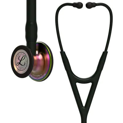 Cardiology IV Black w/Rainbow finish Stethoscope - Littmann 6165