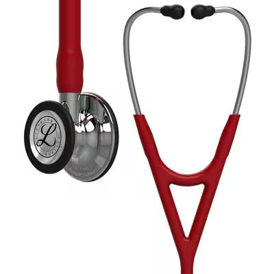 Cardiology IV Burgundy w/Mirror finish Stethoscope - Littmann 6170