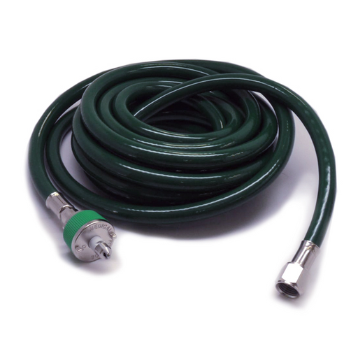 Mindray 15ft Green O2 Hose, w/ Ohmeda Fittings (NEW)