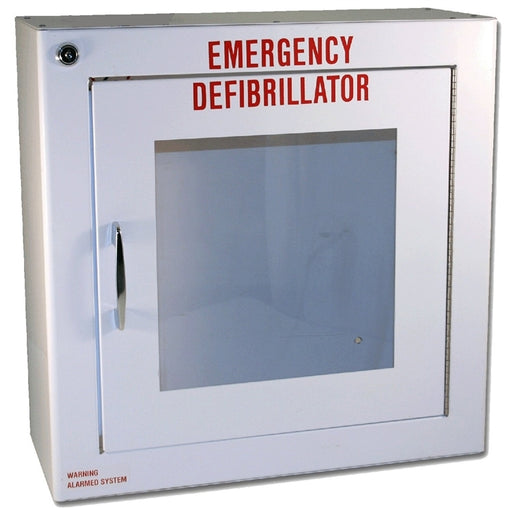 Large Alarmed Basic AED Cabinet 17.5in X 17.5in X 7in