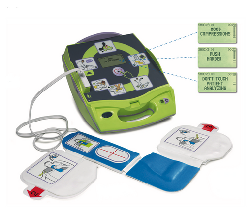 Zoll AED Plus Package #3 with AED Cover, No Graphics for Professional Rescuer, One CPR-D Padz and Batteries (NEW)