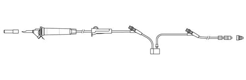 Alaris MedSystem III Infusion Set - 2 Injection Ports