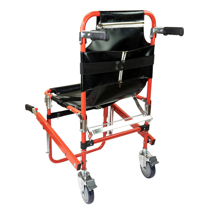 LINE2design Stair Chair - Medical Foldable Aluminum Mobile Evacuation Chair with Brake - LINE2design 70006-R