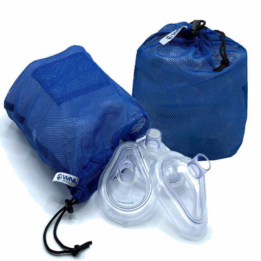 Practi-MASK® Adult/Child CPR Training Mask 2-PK Mesh Bag - WNL 5000TM-CP