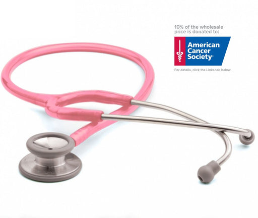 ADSCOPE Stethoscope Adult 30", Metallic Pink - ADC 603PBCA