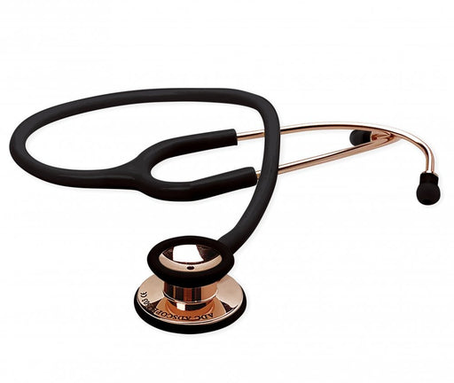 ADSCOPE Stethoscope Adult 30", Rose Gold/Black - ADC 603RGBK