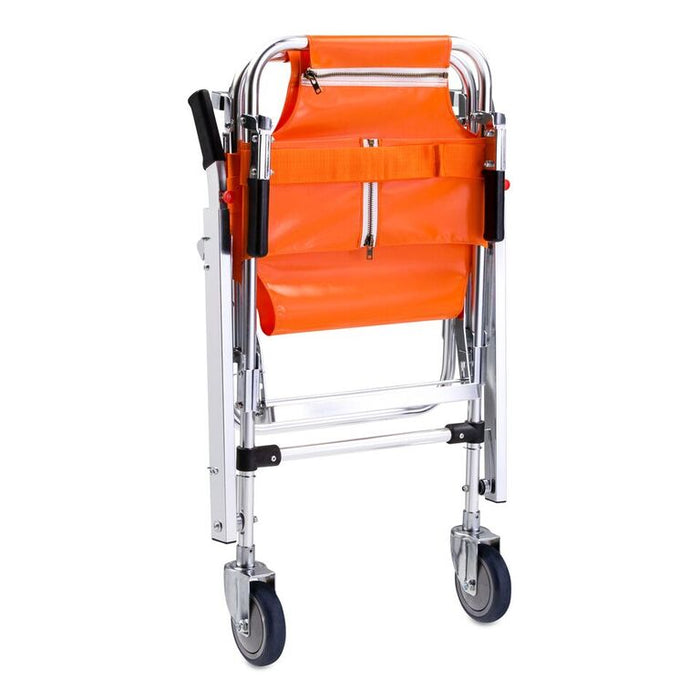 SALE-LINE2design Emergency Evacuation 2 Wheel Stair Chair Lift EMS Quick Release Buckle with Patient Restraint Straps & Front-Back Handles - LINE2design 70005-O
