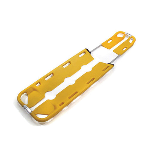 LINE2design Emergency Scoop Stretcher Lighweight Adjustable Medical Immobilization Transportation with Patient Restraint Straps - Yellow - LINE2design 70030