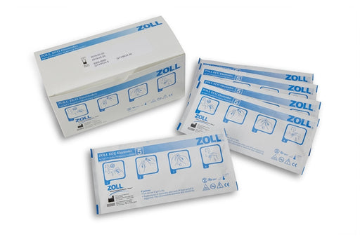 Zoll ECG Rectangular Electrodes, 5 Per Pouch/500 Per Case