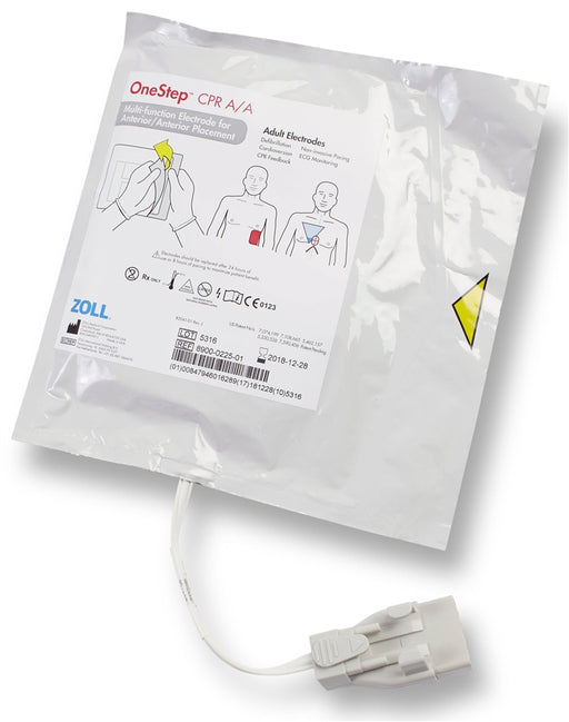 Zoll OneStep CPR AA Electrode, 8/Case