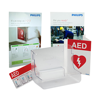 AED Wall Mount and Signage Bundle - Philips  861477