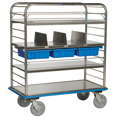 General Utility Cart, Medium, 50-5/8"W X 26-1/8"W X 58"H - Pedigo CDS-148