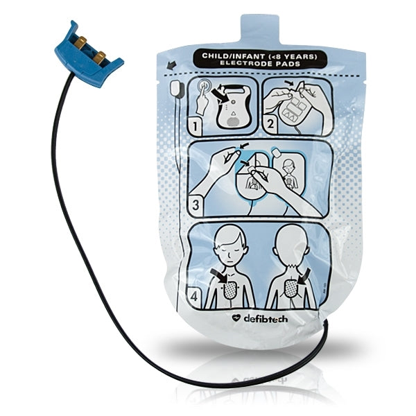 Defibtech Pediatric Defibrillation Pads For Lifeline AED