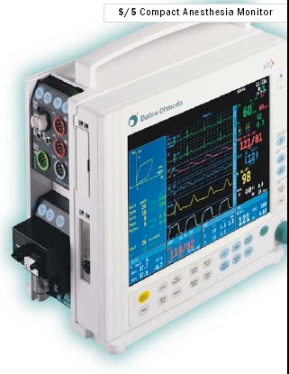 Datex Ohmeda (GE) S/5 Compact Anesthesia Monitor w/ M Modules (Refurbished)