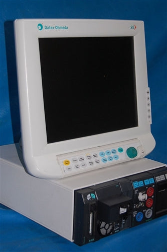 Datex Ohmeda (GE) S5 Anesthesia Monitor, Flat Screen w/ M Series Modules (Refurbished)