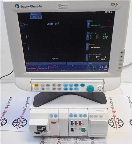 Datex Ohmeda (GE) S5 Anesthesia Monitor, Flat Screen w/ E Series Modules (Refurbished)