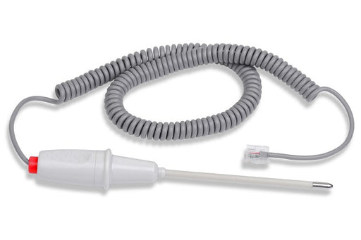 DRP-AR-0010 GE Healthcare - Critikon - Dinamap Compatible Reusable Temperature Probe. Adult/Pediatric Esophageal/Rectal Probe