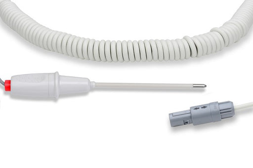 DRP-GE-0010 GE Healthcare - Critikon - Dinamap Compatible Reusable Temperature Probe. Adult Rectal Probe