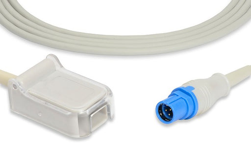 E704-230 Draeger Compatible SpO2 Adapter Cable. 110 cm