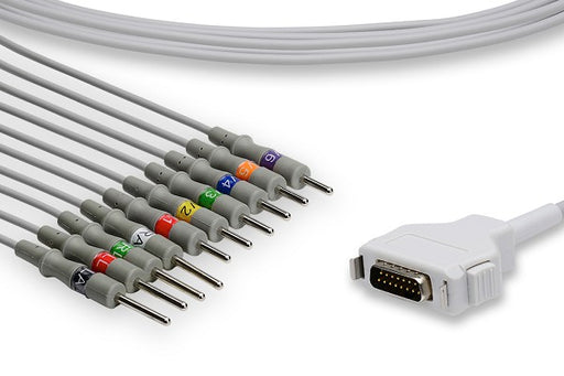 K10-FD1-N0 Fukuda Denshi Compatible Direct-Connect EKG Cable. 10 Leads Needle 340 cm