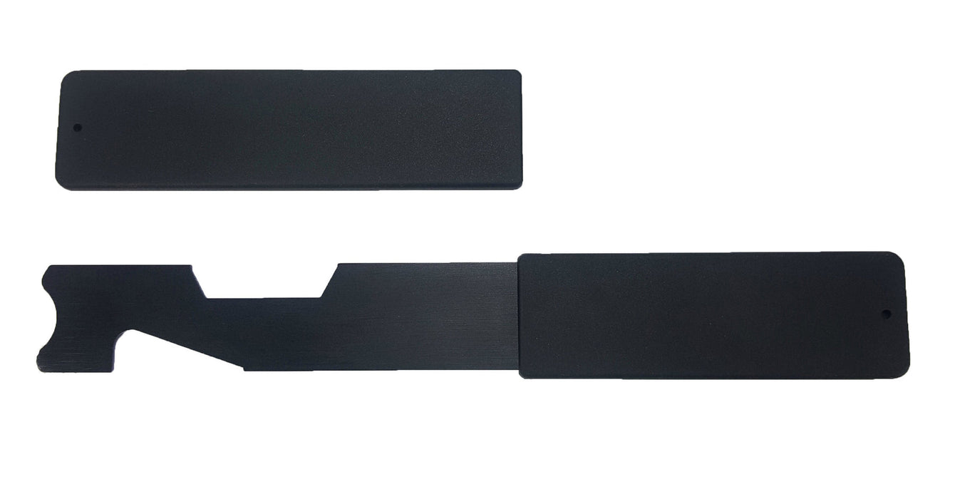 LINE2design Shove Knife w/Protective Cover, Black - Line2Design 600-04