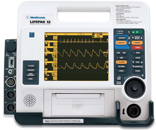 *FULLY LOADED* Physio Control LifePak 12 Defibrillator w/ NiBP, SpO2, + ETCO2 (Refurbished)