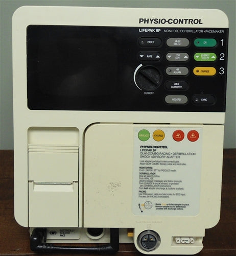 Physio Control LIFEPAK 9P Defibrillator Monitor Pacemaker (Refurbished)