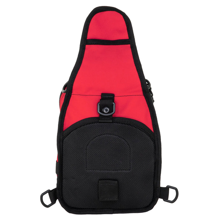 LINE2design Sling Backpack, Bleeding Control Sling Bag, Over The Shoulder Sling Backpack, MOLLE Bag for First Aid Day Pack - Red - LINE2design 56475-R