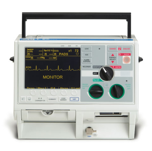 Zoll M Series Defibrillator - Biphasic, 12-Lead, Pacing, AED, SpO2, NiBP, EtCO2 (Refurbished)