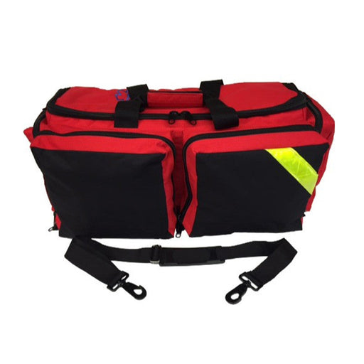First Aid Deluxe Medical Oxygen Bag - Fully Padded with Shoulder Straps and Yellow Trim - LINE2design 50550-R