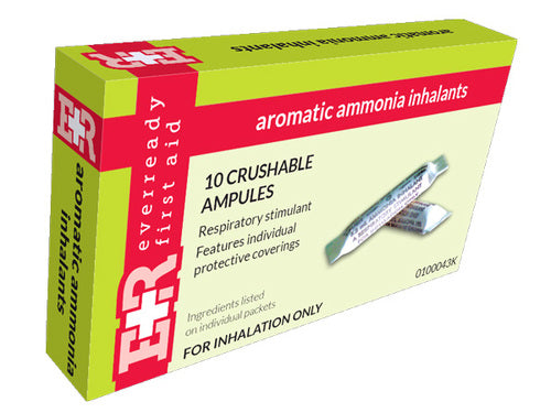 AMMONIA INHALANT AMPULES, IN KIT UNIT BOX, 10'S SZY0100043K
