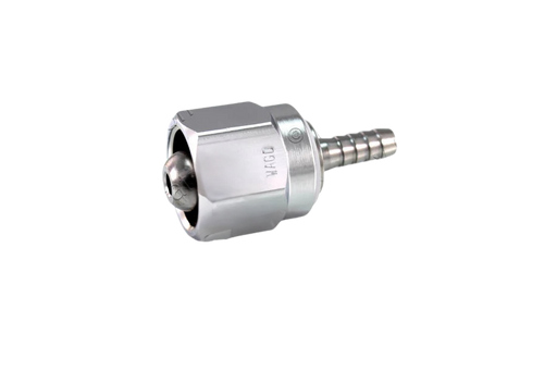 DISS Hex Nut & Nipple Assembly x 1/4" HB, WAGD - Bay Corp 0217