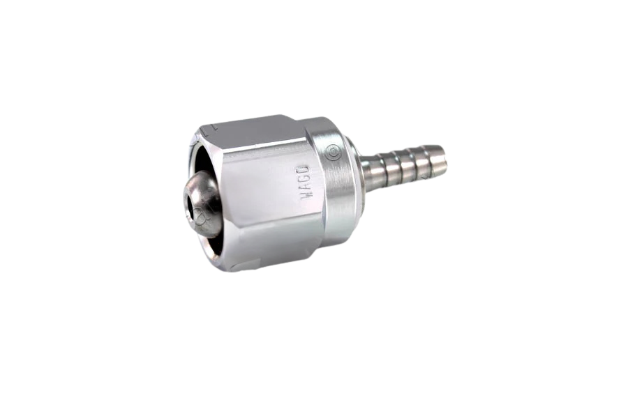 DISS Hex Nut & Nipple Assembly x 1/4" HB, WAGD - Bay Corp 0217