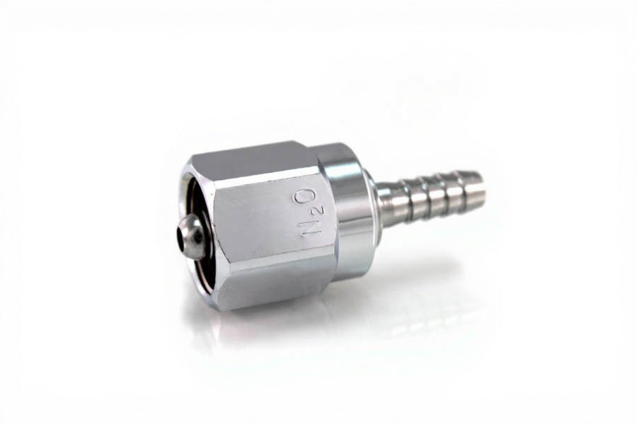 DISS Hex Nut & Nipple Assembly x 1/4" HB, N2O - Bay Corp 0417