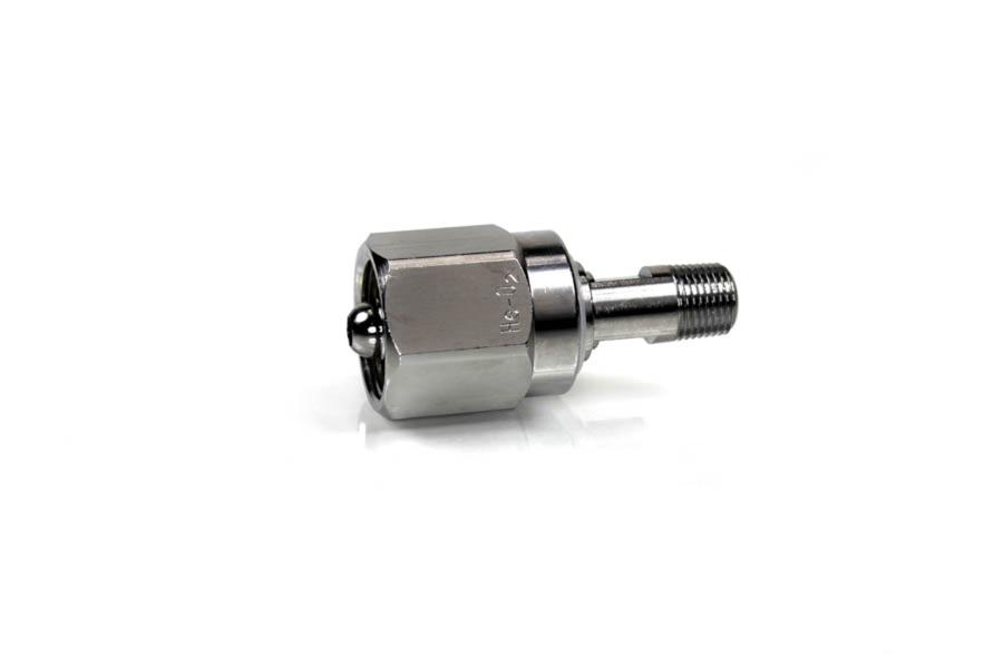 DISS Hex Nut & Nipple Assembly x 1/8" NPT Male, Heliox - Bay Corp 0602