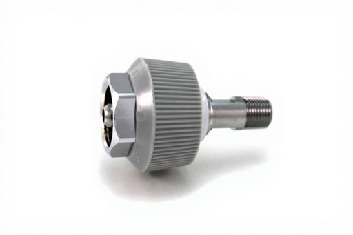 DISS HT Nut & Nipple Assembly x 1/8" NPT Male, CO2 - Bay Corp 0802HT