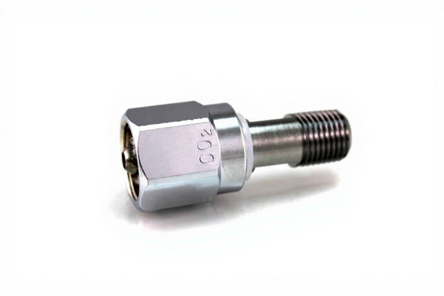 DISS Hex Nut & Nipple Assembly x 1/4" NPT Male, CO2 - Bay Corp 0804