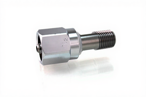 DISS Hex Nut & Nipple Assembly x 1/4" NPT Male, N2 - Bay Corp 1204