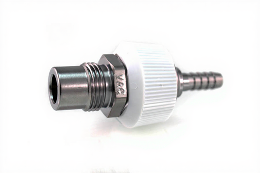 DISS DV Body Adaptor x 1/4" HB w/ Hand Grip Collar, VAC - Bay Corp 1221-17DV