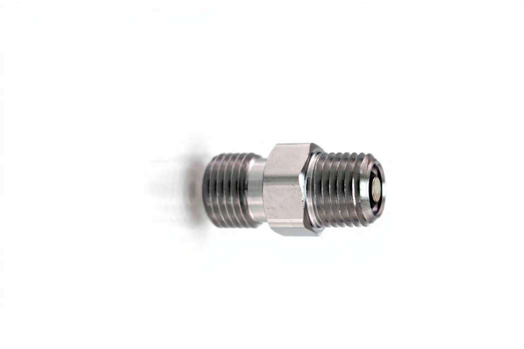 DISS DV Body Adaptor x 1/4" NPT Male, O2 - Bay Corp 1241-4DV