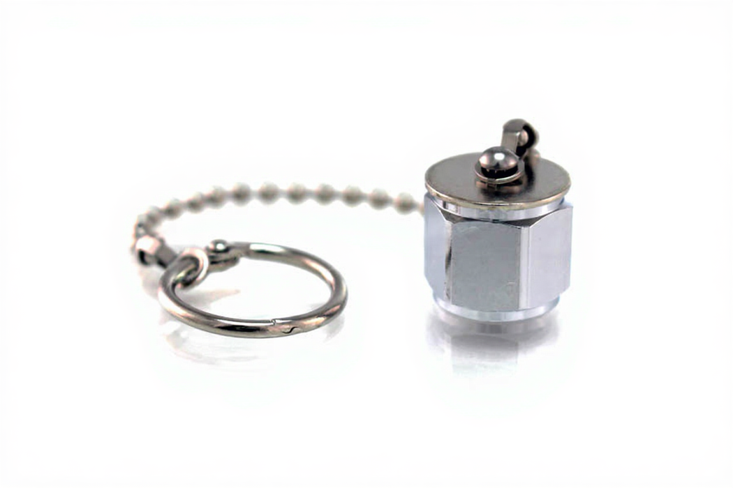 DISS Cap & Chain Assembly, O2 - Bay Corp 1242-2