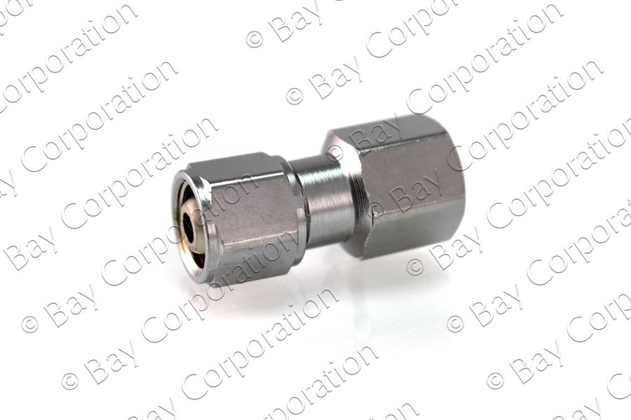 DISS Hex Nut & Nipple Assembly x 1/4" NPT Female, O2 - Bay Corp 1242-9