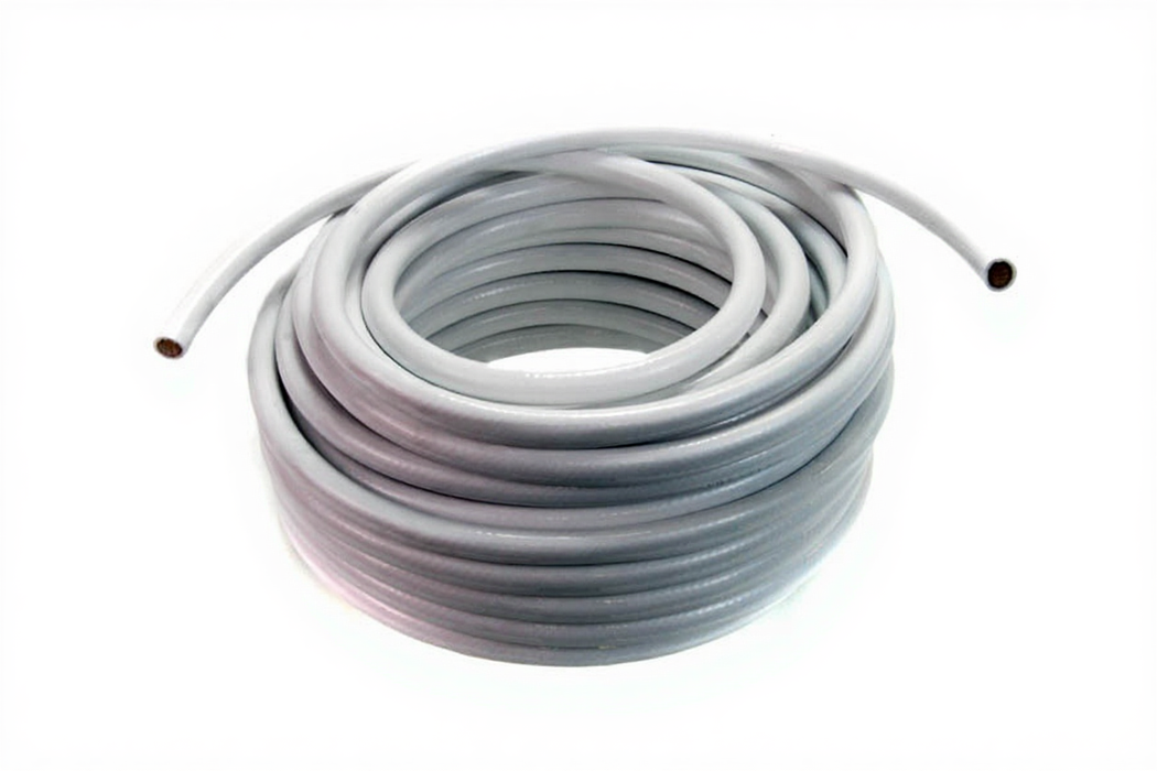 Non-Conductive Hose, 1/4" ID, .460" OD, White (unit = 50 ft. coil) - Bay Corp 1422-L