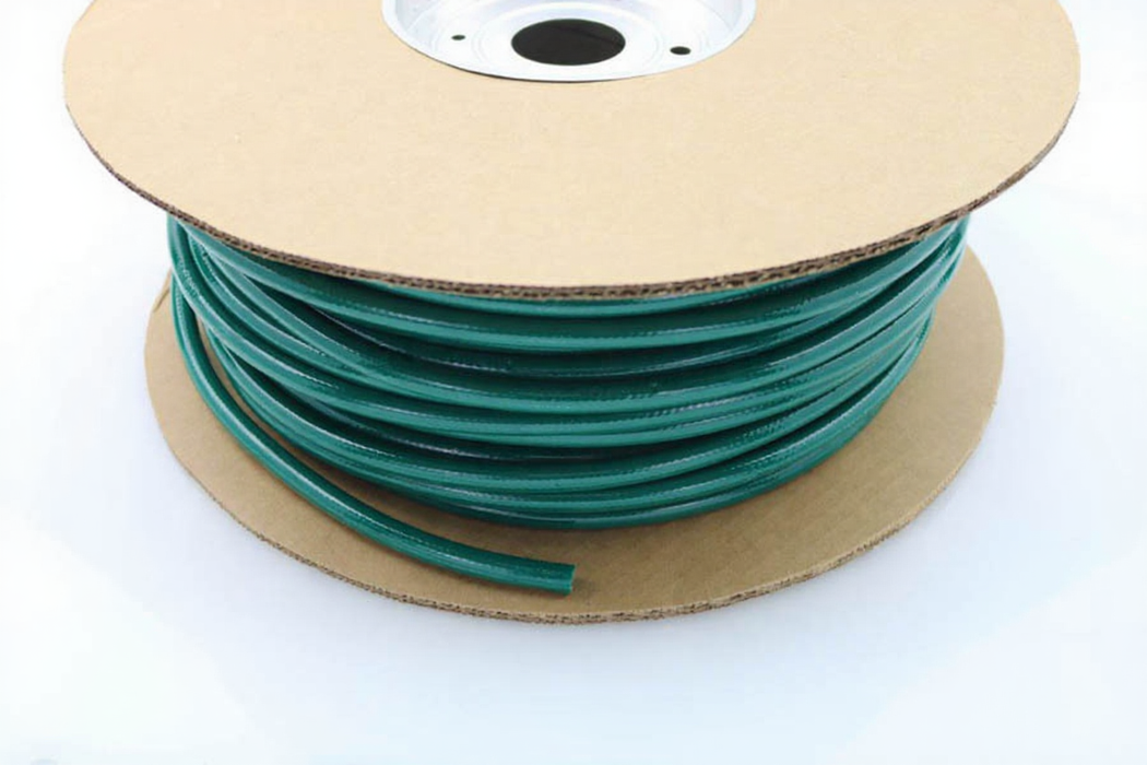 Non-Conductive Hose, 1/4" ID, .460" OD, Green - Bay Corp 1424