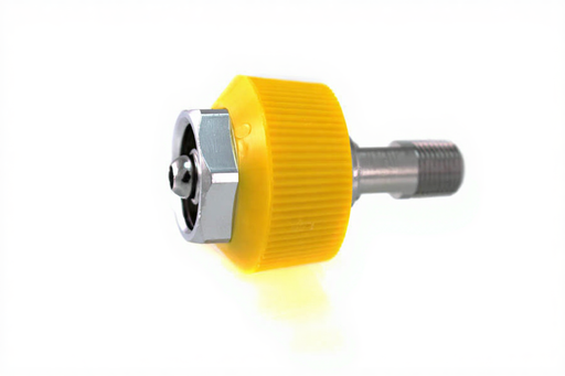 DISS HT Nut & Nipple Assembly x 1/8" NPT Male, Med Air - Bay Corp 1602HT