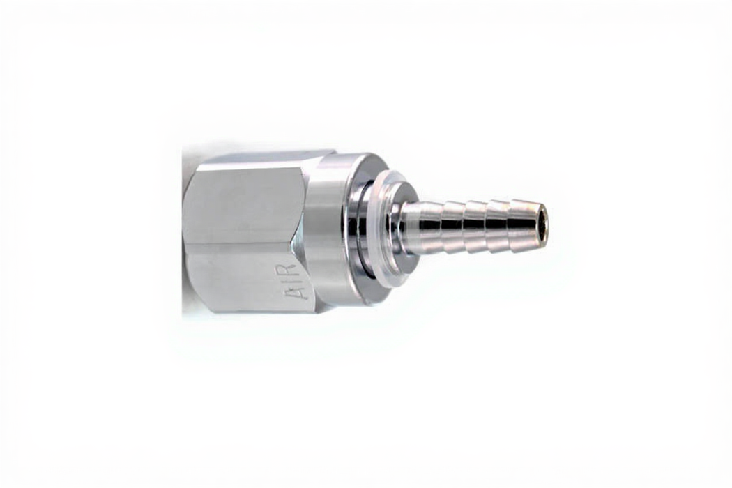 DISS Hex Nut & Nipple Assembly x 1/4" HB, Med Air - Bay Corp 1617