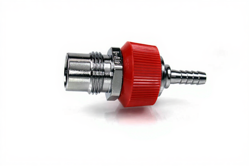 DISS Body Adaptor x 1/4" HB w/ Hand Grip Collar, I-Air - Bay Corp 2081-17HT